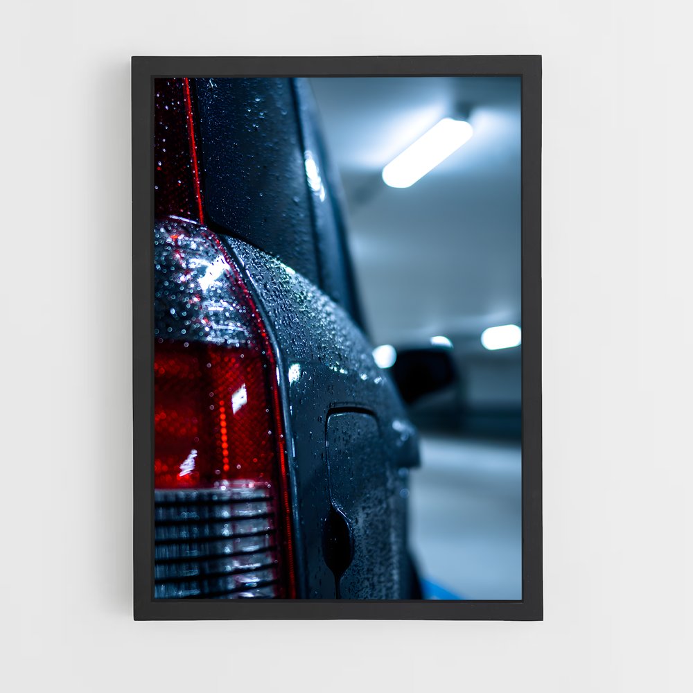 Poster Feu Rouge – affiche Fiat (vue 2)